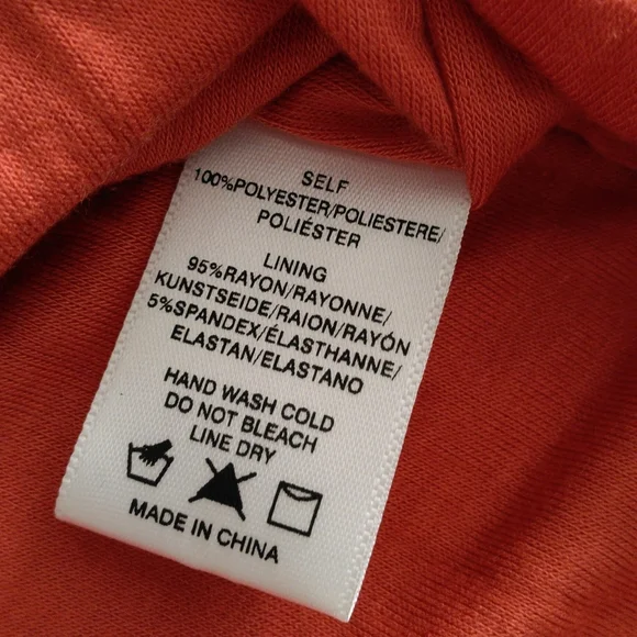 NWOT Sunday In Brooklyn XXS Ridged Orange Sleeveless Dress - Picture 10 of 17